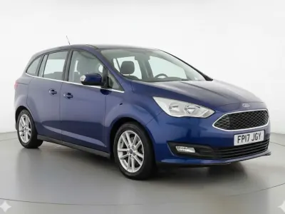 Used Ford Grand C-Max Zetec 125 HP (91 kW) 2017 Blue MPV