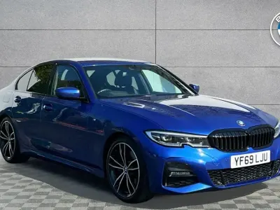 Begagnad BMW 330 M Sport 254 HK (186 kW) 2019 Blå