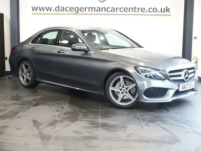 Second-hand Mercedes C220 AMG line 170 CP (125 kW) 2017 Gri Berlinǎ