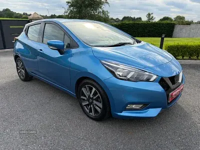 Used Nissan Micra Acenta 90 HP (66 kW) 2018 Blue Hatchback