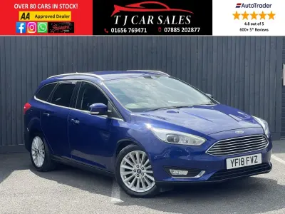 Używany Ford Focus Titanium X 120 KM (88 kW) 2018 Niebieski Kombi
