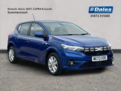 Used Dacia Sandero Expression 90 HP (66 kW) 2023 Blue Hatchback