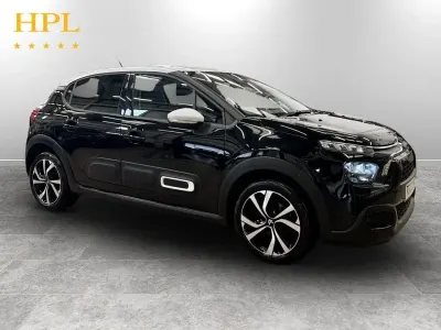 Used Citroën C3 PureTech 110 HP (80 kW) 2023 Black Hatchback