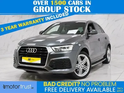 Begagnad Audi Q3 S-line plus 180 HK (132 kW) 2015 Grå SUV