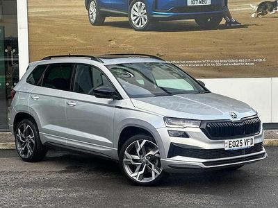 Used Skoda Karoq SportLine 110 HP (80 kW) 2025 Brilliant silver metallic SUV