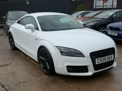 Used Audi TT S-Line 170 HP (125 kW) 2009 White Coupe