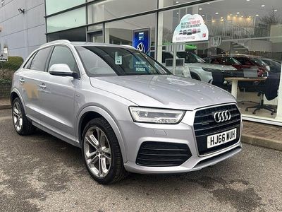 Used Audi Q3 S-line plus 150 HP (110 kW) 2016 Bright silver SUV