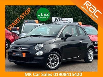 Used Fiat 500 Pop Star 69 HP (50 kW) 2016 Black Hatchback
