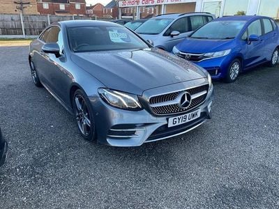 Used Mercedes E300 AMG line 245 HP (180 kW) 2019 Grey Coupe