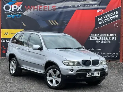 Used BMW X5 Sport Line 218 HP (160 kW) 2004 Silver SUV