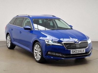 Used Skoda Superb SE L 150 HP (110 kW) 2023 Blue Estate