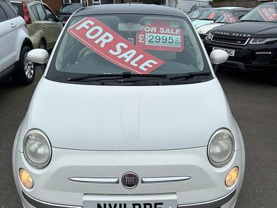 Used Fiat 500 Lounge 69 HP (50 kW) 2011 White Hatchback