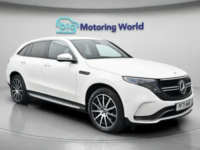 Used Mercedes EQC400 AMG line 300 kW (408 HP) 2022 White SUV