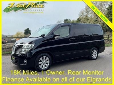 Used Nissan Elgrand 2007 Black MPV