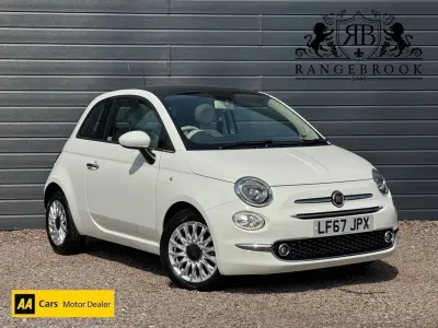 Used Fiat 500 Lounge 69 HP (50 kW) 2017 White Hatchback