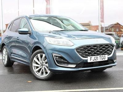 Blue Used 2021 Ford Kuga Vignale SUV | £18,660 (Fair price)