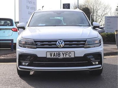 Used VW Tiguan R-line 150 HP (110 kW) 2018 White SUV