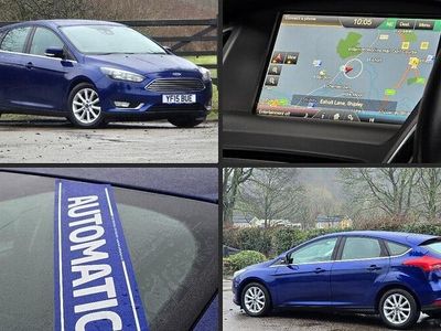 Blue Used 2015 Ford Focus Titanium Hatchback | £9,475 (Fair price)