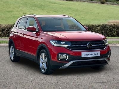 Used VW T-Cross SEL 150 HP (110 kW) 2021 Red SUV