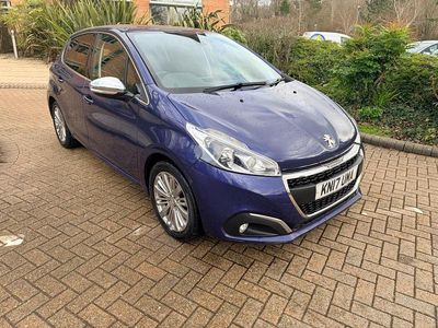 Used Peugeot 208 Allure 82 HP (60 kW) 2017 Blue Hatchback