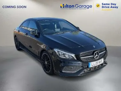 Begagnad Mercedes CLA200 AMG line 156 HK (114 kW) 2019 Svart Sedan