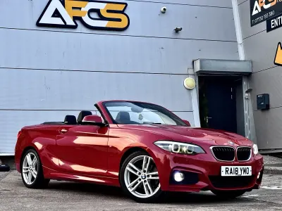 Used BMW 220 M Sport 187 HP (137 kW) 2018 Red Cabriolet