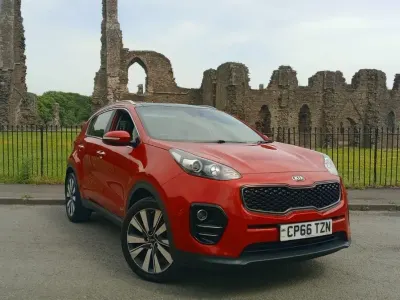 Used Kia Sportage 136 HP (100 kW) 2017 Red SUV