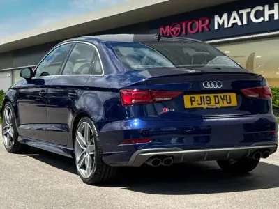 Used Audi S3 Advanced 300 HP (220 kW) 2019 Blue Sedan