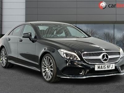 used Mercedes CLS220 CLS 2.1BLUETEC AMG LINE 4d 174 BHP Full Black Leather, Cruise Control, Parking Sensors, CD/DVD R