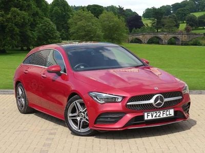 Red Used 2022 Mercedes CLA180 AMG Line Premium Plus Sedan | £21,992 (Good price)