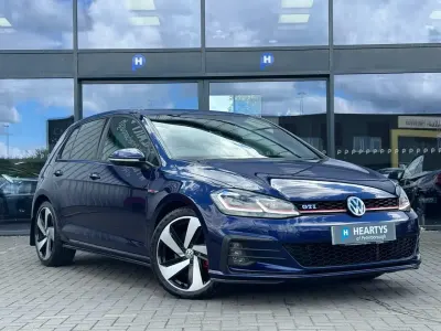 Used VW Golf VII GTI 230 HP (169 kW) 2017 Blue Hatchback