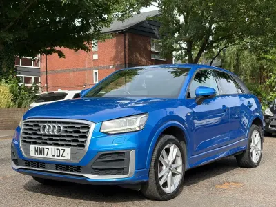 Used Audi Q2 S-Line 150 HP (110 kW) 2017 Blue SUV