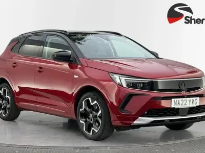 Used Vauxhall Grandland X Ultimate 130 HP (95 kW) 2022 Red SUV