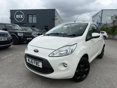 Used Ford Ka Zetec 69 HP (50 kW) 2016 White Hatchback