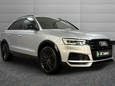 Used Audi Q3 Black Edition 150 HP (110 kW) 2018 Silver SUV
