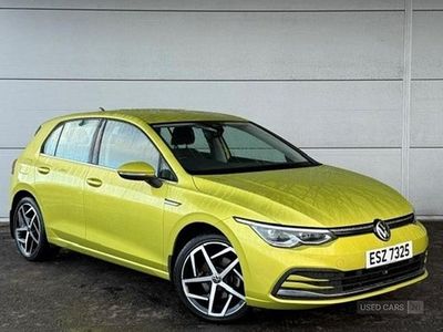 Used VW Golf VII Style 150 HP (110 kW) 2020 Yellow Hatchback