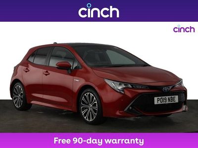 Red Used 2019 Toyota Corolla Design Hatchback | £15,799 (Fair price)