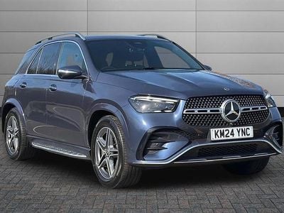 Used Mercedes GLE400 AMG line 381 HP (280 kW) 2024 Sodalite blue Estate