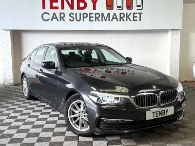 Used BMW 520 Sport Line 190 HP (139 kW) 2017 Grey Sedan