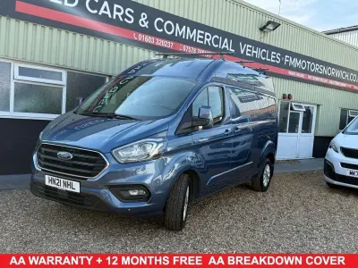 Używany Ford Transit Custom Limited 130 KM (95 kW) 2021 Niebieski Van