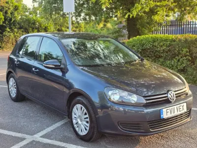 Used VW Golf VI S 85 HP (62 kW) 2011 Blue Hatchback