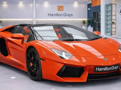 Used Lamborghini Aventador 2015 Orange Coupe