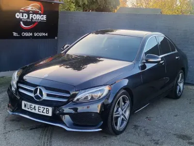Used Mercedes C220 AMG Line Premium 170 HP (125 kW) 2014 Black Sedan