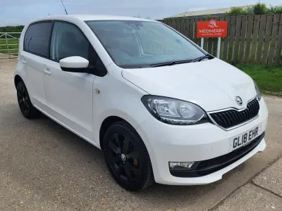Used Skoda Citigo SE L 75 HP (55 kW) 2018 White Hatchback