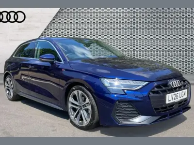 Used Audi A3 S-Line 150 HP (110 kW) 2026 Blue Hatchback