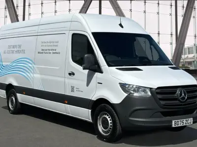 Used Mercedes E-Sprinter 100 kW (136 HP) 2025 White Van
