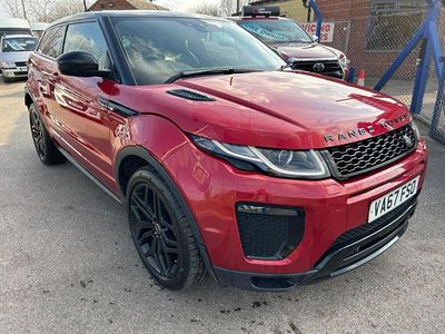 Used Land Rover Range Rover evoque HSE Dynamic 2018 Red Coupe