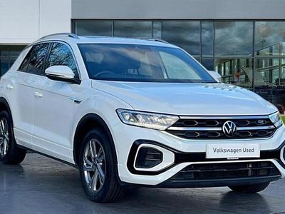 White Used 2022 VW T-Roc R-line SUV | £23,199 (Fair price)