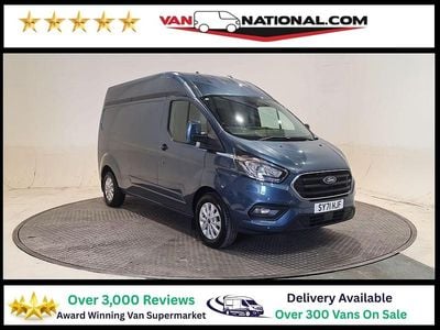 Used Ford Transit Custom Limited 170 HP (125 kW) 2021 Blue Van