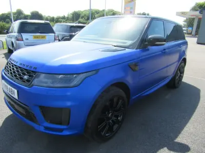 Used Land Rover Range Rover Sport HSE Dynamic 2019 Velocity blue matte SUV
